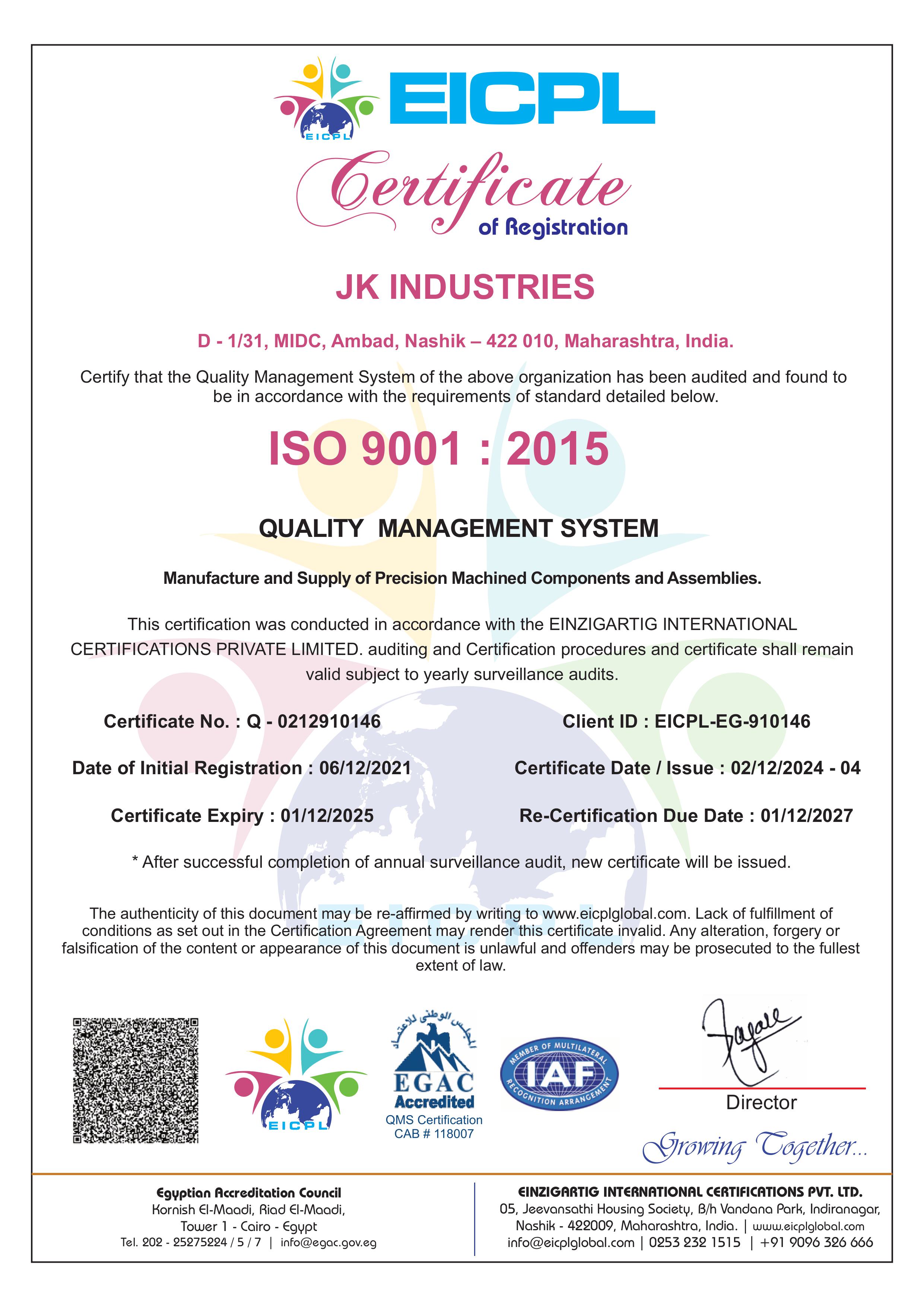 Company Certificate